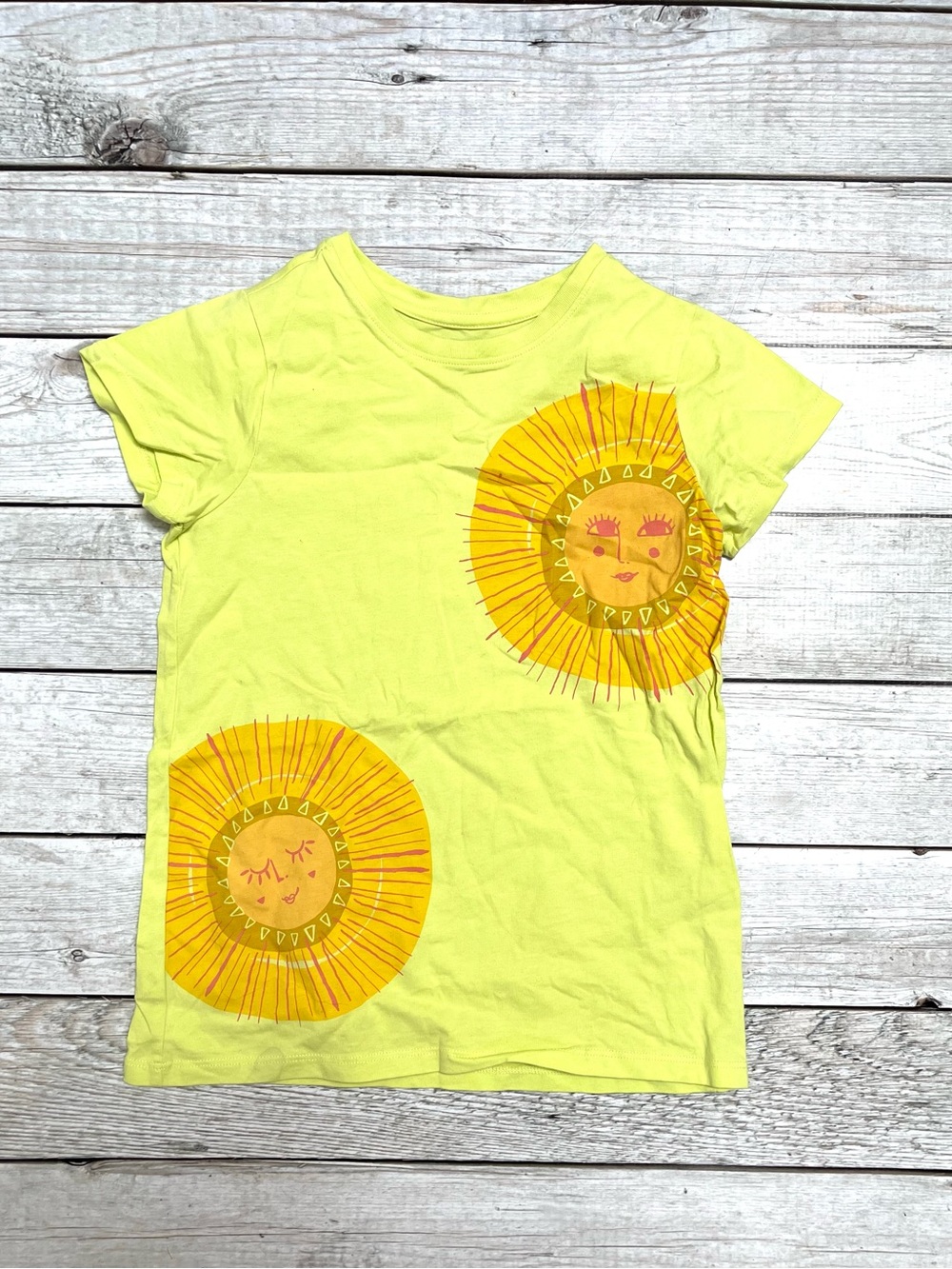 Tea Collection Yellow Sun Short Sleeve Tee
